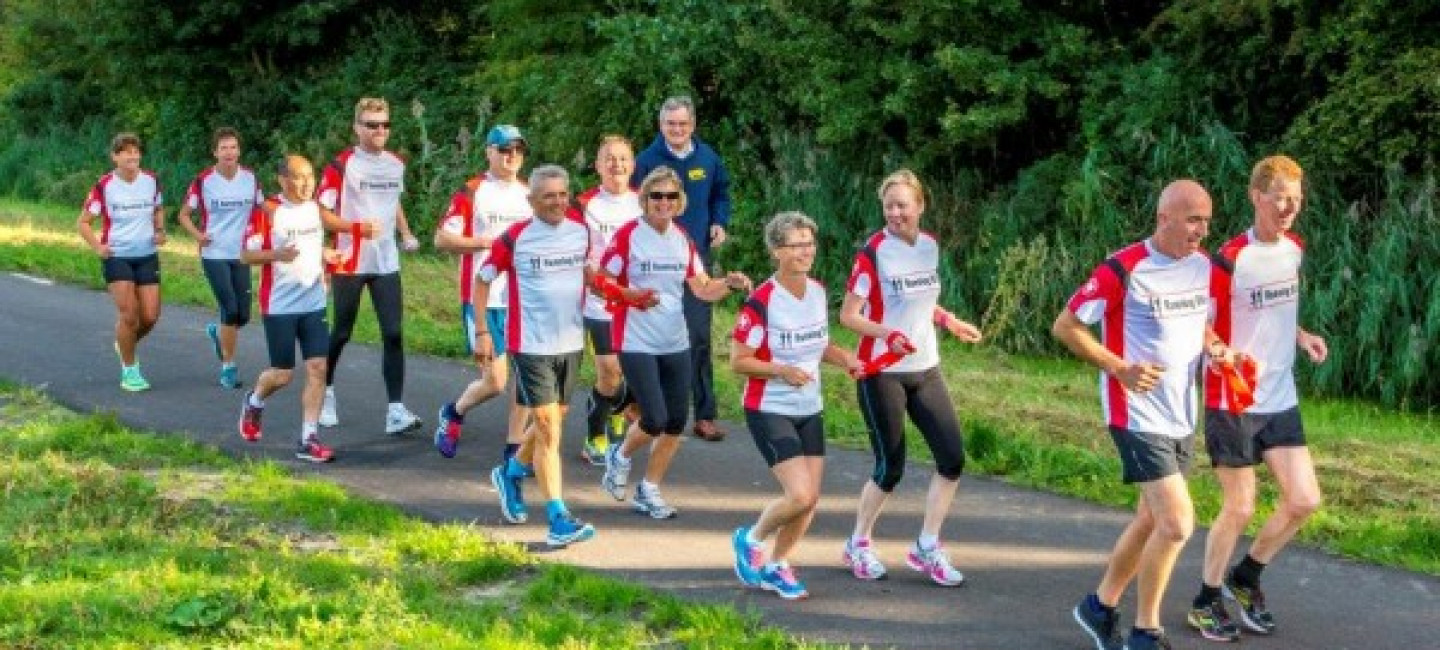 Foto: Loopgroep Leiden in training