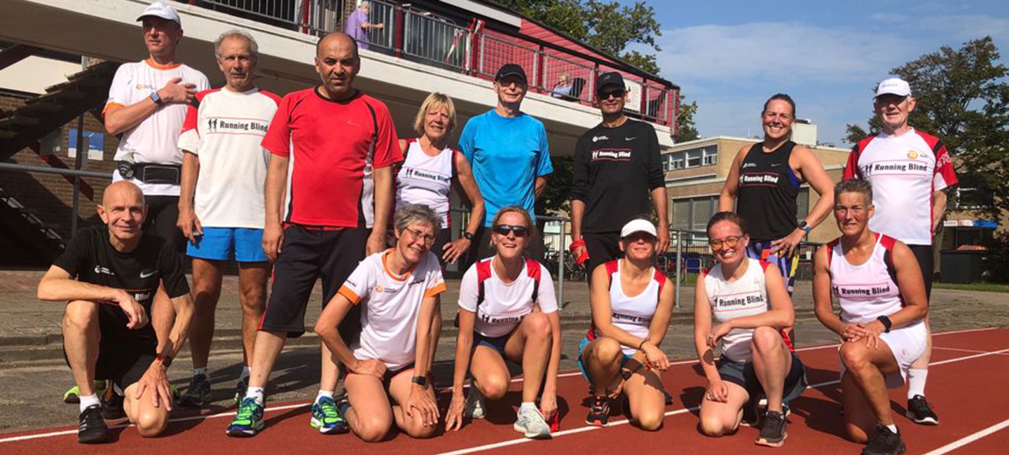 Lopers en buddy's van Running Blind AAC in Amsterdam